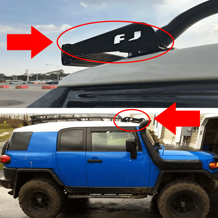 トヨタ FJ クルーザー用 52 インチ ストレート カーブ ライトバー