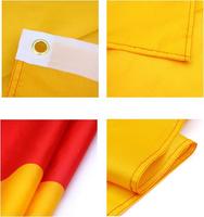Drapeaux de pays personnalisés, impression numérique, tissu polyester, drapeau rectangulaire d'extérieur pour les sports, publicité promotionnelle, bannière