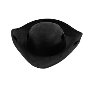 Sombrero <span class=keywords><strong>Pirata</strong></span> para Adultos, Sombreros Tricornios Coloniales, Sombrero <span class=keywords><strong>de</strong></span> Tres Puntas para Disfraces <span class=keywords><strong>de</strong></span> Halloween - Product Image 3