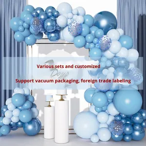 ชุดอาร์ชลู<span class=keywords><strong>ก</strong></span>โป่งสีฟ้าอมเทา 108 ชิ้น แบบสองชั้น สีชมพูอ่อน พร้อมลูกโป่งสี<span class=keywords><strong>ข</strong></span>าวมุก สำหรับตกแต่งงานวันเกิดและงานเลี้ยงฉลองทารกแร<span class=keywords><strong>ก</strong></span>เกิด เป็นมิตร<span class=keywords><strong>ก</strong></span>ับสิ่งแวดล้อม - Product Image 6