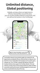 เครื่องค้นหากุญแจอัจฉริยะป้องกันการสูญเสียระยะไม่จำกัด GPS ติดตามแบบเรียลไทม์แท็กอากาศ iOS สำหรับค้นหาอุปกรณ์กระเป๋าสัตว์เลี้ยง - Product Image 6