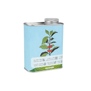 Empaque de Lata para Café en Polvo, Venta al por Mayor, 150g, Lata Cuadrada de Metal con Tapa de Rosca Sellada, Acabado Mate, para Leche, Chicle, Pan - Product Image 6