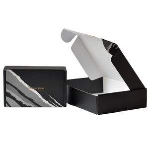 Boîte d'emballage d'expédition biodégradable Boîtes cadeaux en papier ondulé avec impression de logo personnalisé - Product Image 1