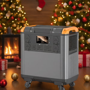 ของขวัญคริสต์มาส รถยนต์พกพา แบตเตอรี่สำรอง 5000W โซลาร์เซลล์พร้อมตัวควบคุม MPPT คลื่นไซน์บริสุทธิ์ แบตเตอรี่สำหรับใช้งานกลางแจ้งอเนกประสงค์ - Product Image 5