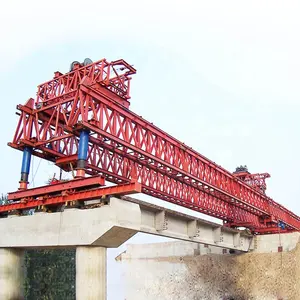 Migliore specifica di servizio 800t cavalletto di lancio del fascio del ponte del doppio tipo della capriata per la portata della trave della metropolitana dalla campata