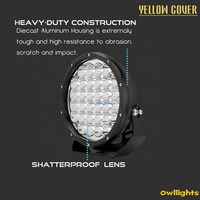 Faro LED de Alta Potencia para Todoterreno, 1250M, Redondo, para Camioneta, 4x4, 7 y 9 Pulgadas, Venta al Por Mayor