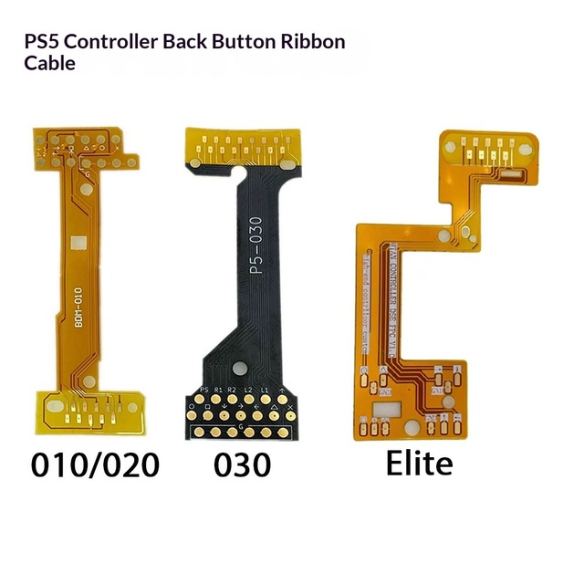 Replacement Back Button Flex Ribbon Cable for 5 Elite Controller Parts 010/020/030 Private Mold No