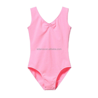 Body rose pas cher pour enfant en bas âge débardeur de danse personnalisé justaucorps gymnastique filles Ballet Costume