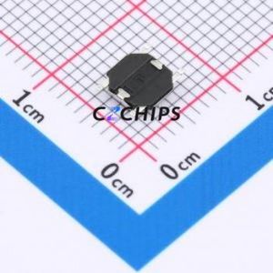 T5A15854B10 Tactile Switch SMD-4P,5.2x5.2mm Switch Single Pole Single Throw Round Button 2.6N 5.2mm - Product Image 2