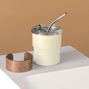 Vente en gros DD1872 – Mini tasse isotherme personnalisée de 300 ml en acier inoxydable pour expresso, camping, barbecue, petit gobelet - Product Image 4