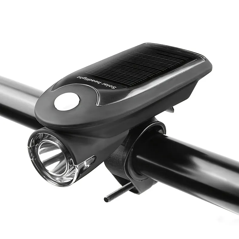 태양열 자전거 사이클링 프론트 라이트 자전거 액세서리 USB 충전 야간 먼지 자전거 라이트 전기 자전거 라이트