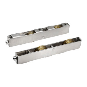 Ruedas de rodillo de puerta de patio de vidrio deslizante ajustable de acero inoxidable de bajo ruido con rodamientos para ventana Upvc y herrajes para puertas - Product Image 5