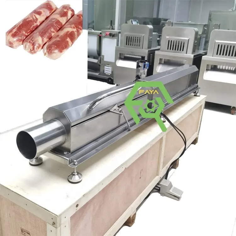 Commercial Meatloaf Stuffer Beef Shaping Filling Machine Minced meat pneumatic filling bagging machine