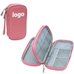 Digital <b>Accessories</b> Storage Multi-layer Power Supply Hard Drive Power Bank U Disk Shield Earphones Dust-proof Data Cable Bag - Product Image 1