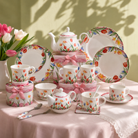 Jolies tasses à café en céramique, tasses à thé au lait en forme de tulipe, tasses à petit-déjeuner, vaisselle, cadeaux d'affaires pour la cuisine