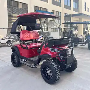 Chariot de golf électrique au lithium longue portée à 4 roues motrices