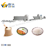 Machine de fabrication de riz nutritionnel, de riz artificiel, de couscous et de dal, capacité de 400 à 600 kg/h, équipement de production