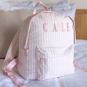 Sac à dos en nylon de grande capacité Nouveau style Sac décontracté de couleur unie avec grille torsadée tricotée Confort et style solides - Product Image 3