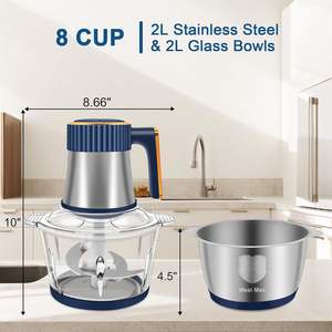 Robot culinaire multifonction avec écran tactile, recettes guidées, mixeur, balance alimentaire, hachoir - Product Image 4