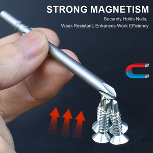 Punta per Cacciavite Phillips <span class=keywords><strong>Serie</strong></span> Necal 801, Acciaio Legato S2, Magnetica, Attacco da 5mm, per Cacciaviti Elettrici - Product Image 3