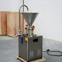 Machine à broyer les colloïdes en acier inoxydable 1,5 kW 50-500 kg/h, machine à fabriquer du beurre de cacahuètes pour pâte de sésame/sauce chili/beurre de noix