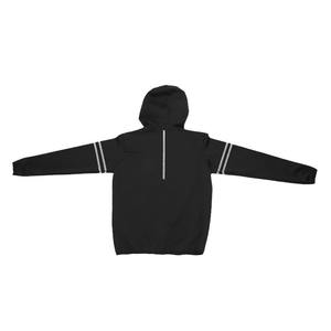 Tuta Sportiva Estiva da Uomo per Corsa e Fitness, 100% Nylon, Giacca con Cappuccio Riflettente a Lunghezza Intera, Taglie Grandi - Product Image 4