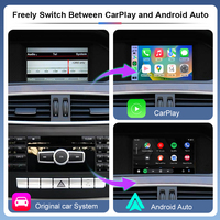 Adaptor Wireless CarPlay Android Auto Mirror Link Bluetooth Kontrol Suara Dukungan Kamera 360 untuk Mercedes Benz Kelas A/B/C/E