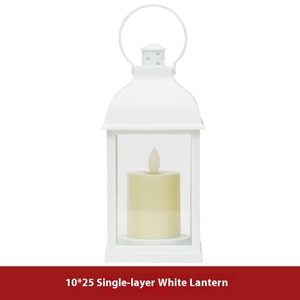 Lanterne LED Poney Style Rétro de Noël, <span class=keywords><strong>Lampe</strong></span> <span class=keywords><strong>Bougie</strong></span> Électronique Créative pour Décoration Intérieure avec Veilleuse, Cadeau Transfrontalier - Product Image 6