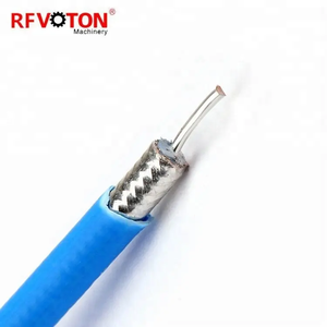 18G conductor plateado de alta frecuencia azul FEP jacket Cable Wires Rg401 RG402 RG405 Semi Flexible Rf Coaxial Cable - Product Image 4