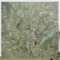 Carrelage mural effet mat doux vert Monet, couleur antique, 400x800mm, texture artistique pour décoration murale de fond et sol de salle de bain