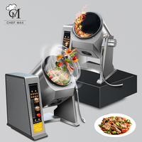 Machine de cuisson rotative électrique automatique intelligente pour wok chinois, 3500W 5000W, mélangeur de cuisson, prix