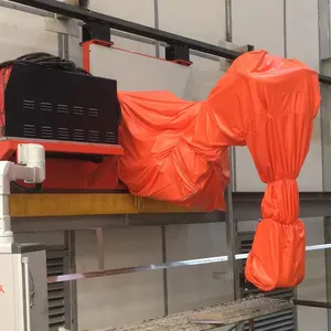 Industrieroboter-Abdeckung Roboter-Schutzkleidung staubdicht wasserdicht automatisches Sprühen Lackierroboter-Schild