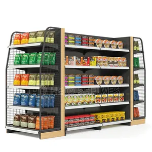 Heda supermarché épicerie magasin de détail support Durable système d'étagère d'affichage