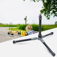Mini trépied Portable professionnel pour DSLR vidéo et Photo nouveau Design rotule de tir projecteur en alliage d'aluminium Portable