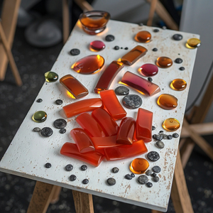 Nhà Máy Trực Tiếp Tự Nhiên <span class=keywords><strong>Red</strong></span> Agate Đá Cabochon Chalcedony Cầu Agate Đá Quý Của Nhà Sản Xuất - Product Image 1