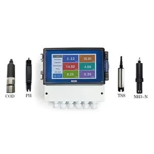 Online water quality monitor multi parameter analyzer sensor and controllers for wastewater