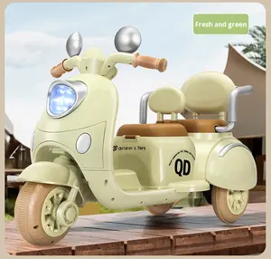 <span class=keywords><strong>Moto</strong></span> électrique pour enfants, tricycle rechargeable, peut être utilisée comme une <span class=keywords><strong>moto</strong></span> tout-terrain pour enfants à double conduite pour deux personnes - Product Image 5