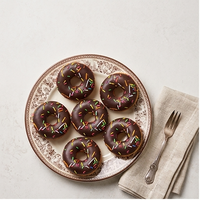 Gâteau au chocolat en forme de donut, marque privée OEM, saveur personnalisée, emballage avec logo, vente en gros, pâtisserie, collation