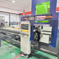 Machine de découpe laser à fibre haute efficacité 2000W pour le marché russe, 5 fois plus rapide, faible déchets, découpeuse de tuyaux CNC avec contrôle Cypcut