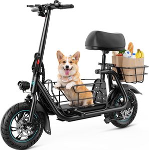 Trottinette électrique Gyroor C1S avec panier, vélo électrique puissant 550W, autonomie de 20 miles, cyclomoteur électrique, scooter de mobilité pour adultes - Product Image 1