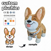 Fabricant de jouets en peluche personnalisés : Peluche géante Cyndaquil Pyae, renard mignon aux oreilles bleues, marchandises et objets de collection anime, araignée