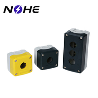 Caja de Control con Botón Pulsador Impermeable de 1, 2 o 3 Orificios, Caja de Botón de Parada de Emergencia, Caja para Botón Pulsador de 22mm