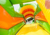 Château gonflable de 11 cm pour enfants, château plein air avec toboggan