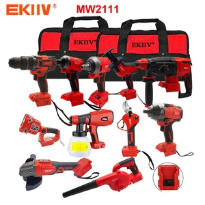 קיט משולב כלי כוח אלחוטי kiiv ערכת משולבת עם קבצים מצורפים במהירות להתחבר כלי כוח מצורפים כלי כוח מצורפים - Product Image 6