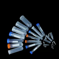 Tube de centrifugation médical de laboratoire à fond conique stérile en PP, jetable, 0,6 ml, 1,5 ml, avec bouchon à vis