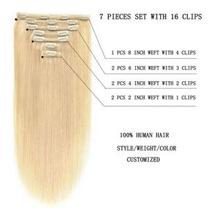 ISWEET <b>Real</b> <b>Human</b> <b>Hair</b> Weft Remy Raw <b>Hair</b> Body Wave Deep Curly Virgin Clip in <b>Hair</b> <b>Extension</b> with Impact Cuticle - Product Image 2