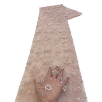 Günstiger Preis Pailletten Mesh Stoff Pailletten Perlen Spitze Hochzeit Spitze Stoff 3d Stickerei Pailletten Spitze Stoff