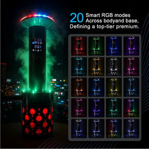 Factory Directly Selling <b>LED</b> Electric 40cm Aluminum Alloy New Design Luxury Shisha Set With Smart Touch Function Hookah <b>In</b> Stock - Product Image 3