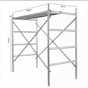 Système d'échafaudage portatif de type porte, galvanisé, pour travaux de construction - Product Image 6