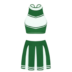 Ensemble d'uniformes de cheerleading personnalisés, jupe et haut pour équipe de cheerleading, vêtements de sport par sublimation, vente en gros, fabricant OEM ODM - Product Image 2